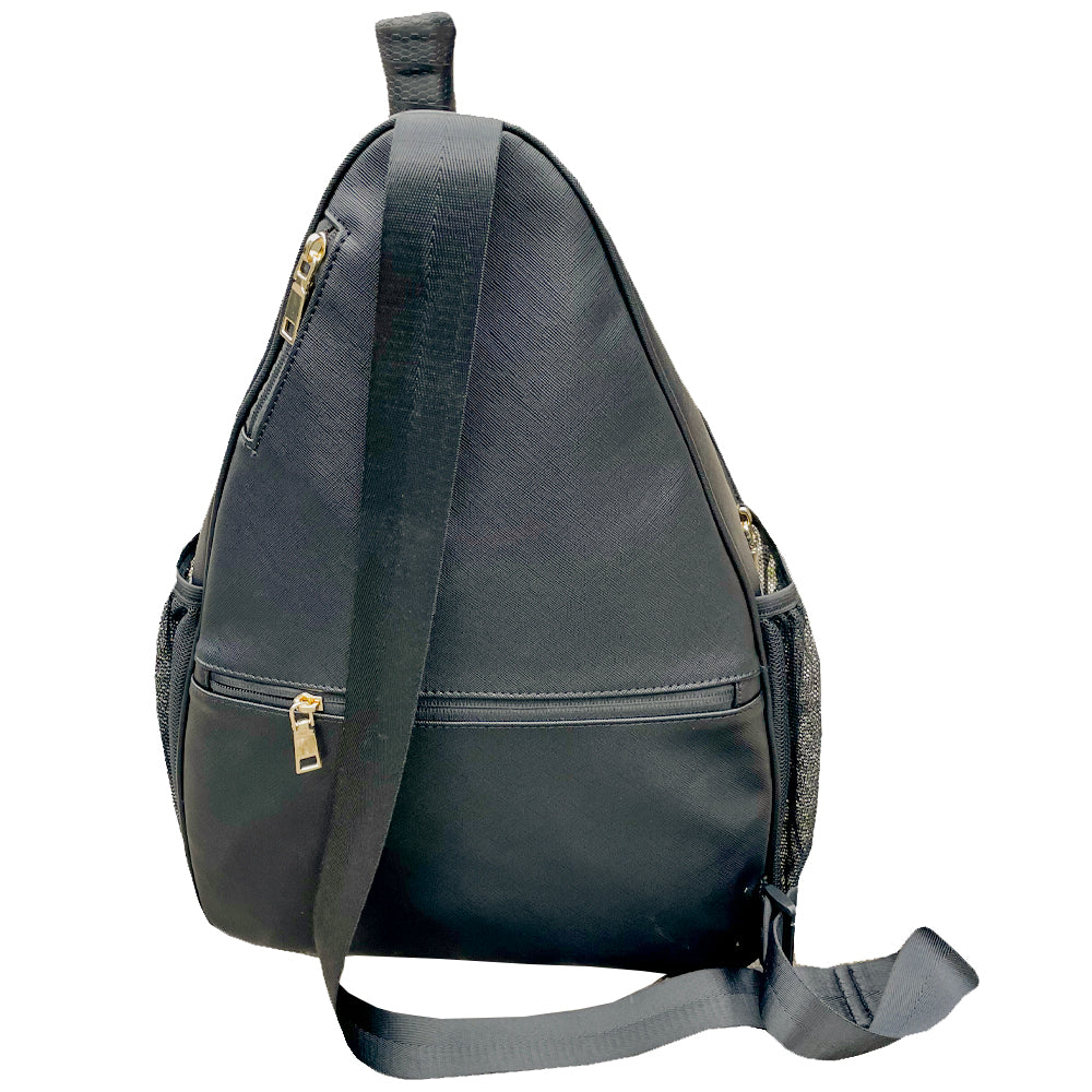 Crossbody Padeltaske - Sort/Guld