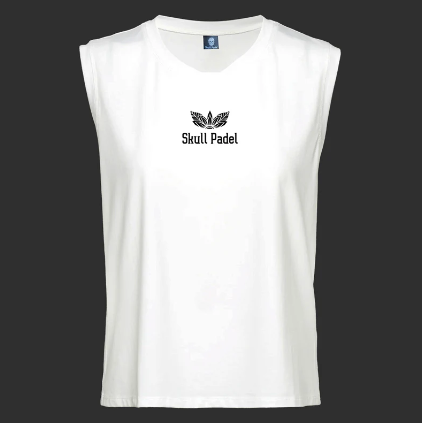 Padel Tee Dame - Hvid/Sort