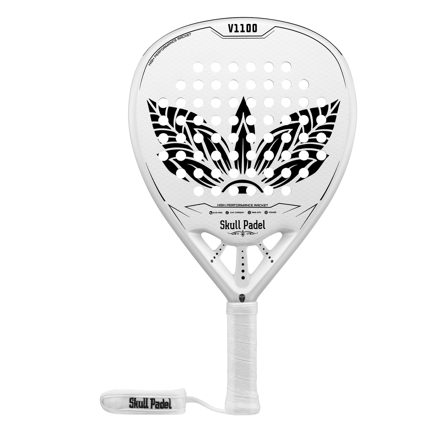 Skull Padel V1100 - Leaf Hvid