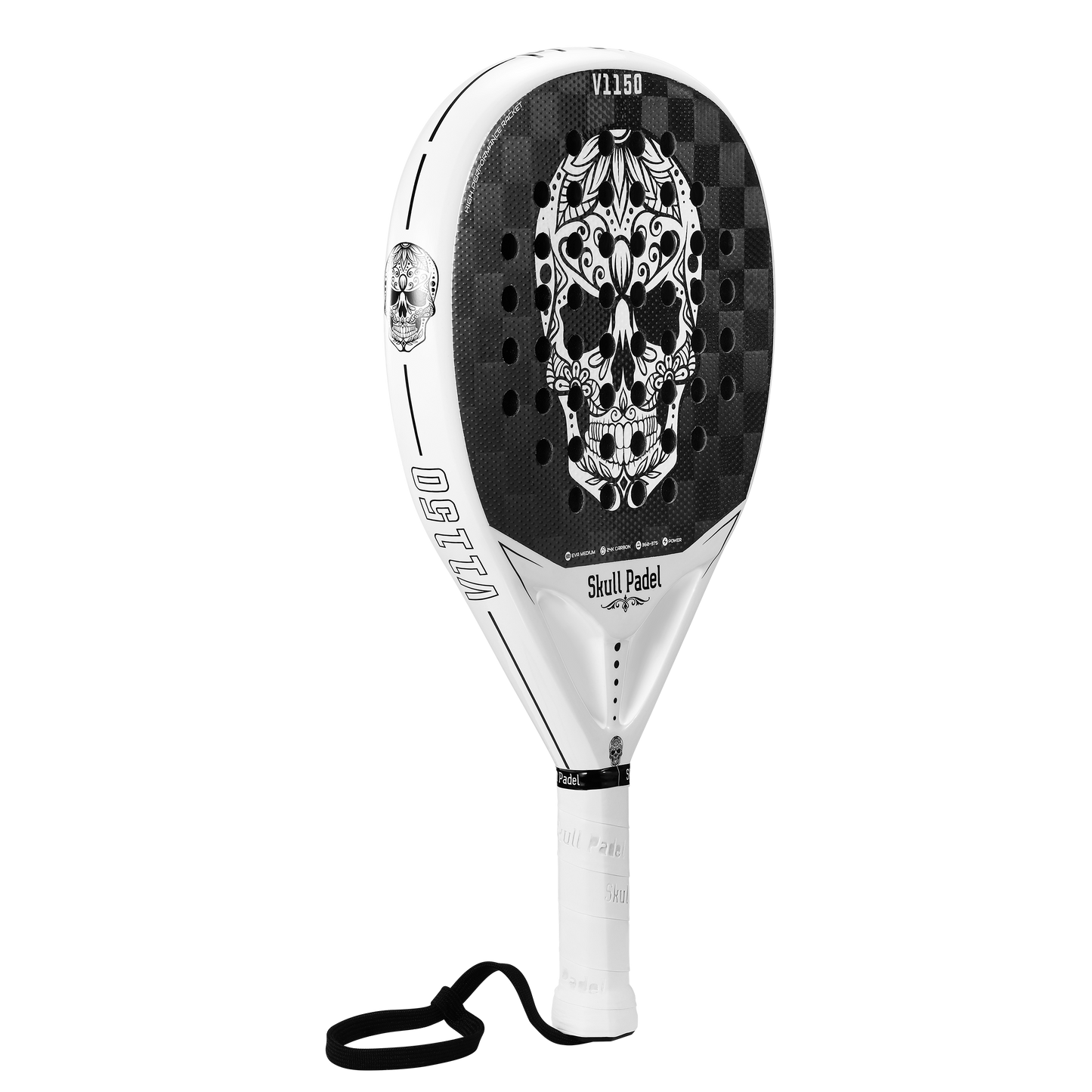 Skull Padel V1150 - Hvid/Sort