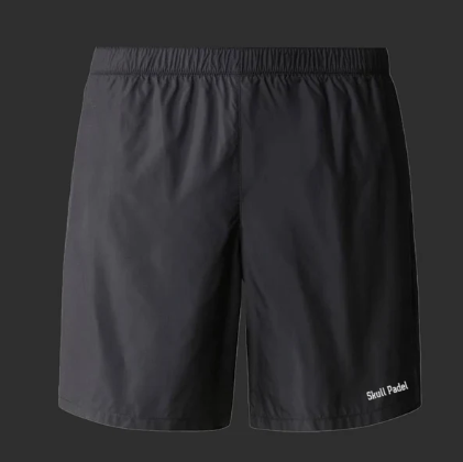 Skull Padel Shorts - Sort/Hvid