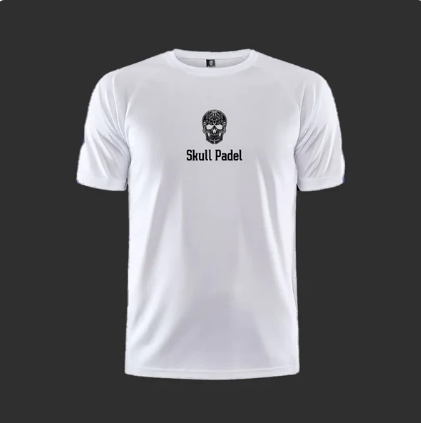 Skull Padel Herre Tee - Hvid