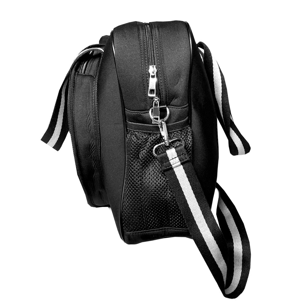 Skull Padel Skuldertaske - Sort/Hvid