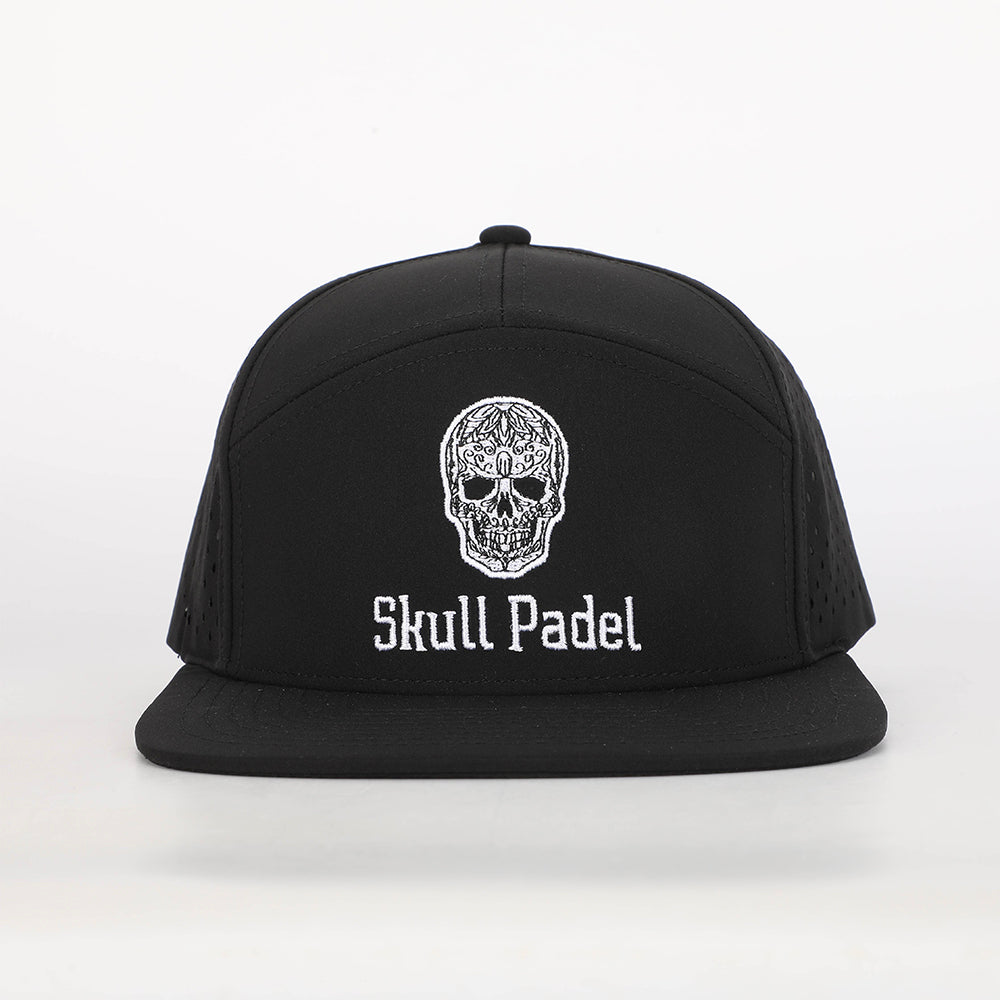 Skull Padel Cap - Sort/Hvid