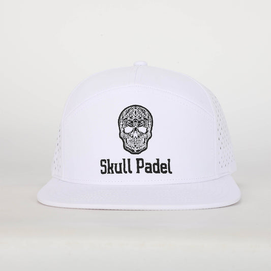 Skull Padel Cap - Hvid/Sort