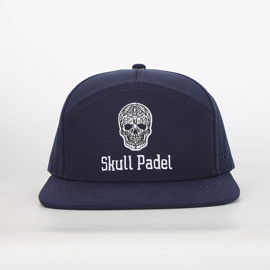 Skull Padel Cap - Blå/Hvid