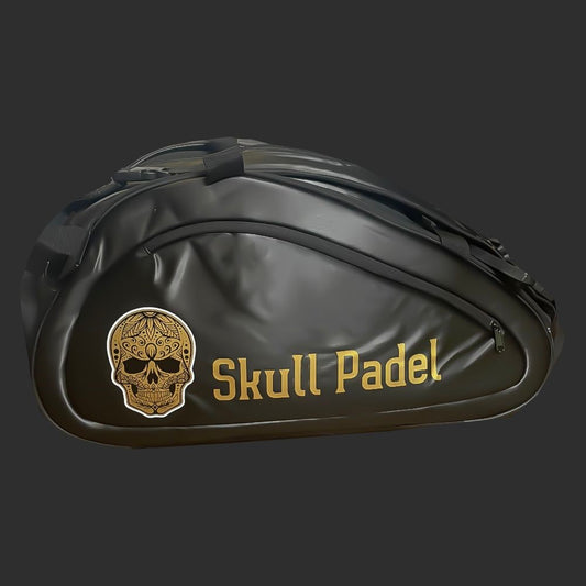 Skull Padel Taske - Sort/Guld