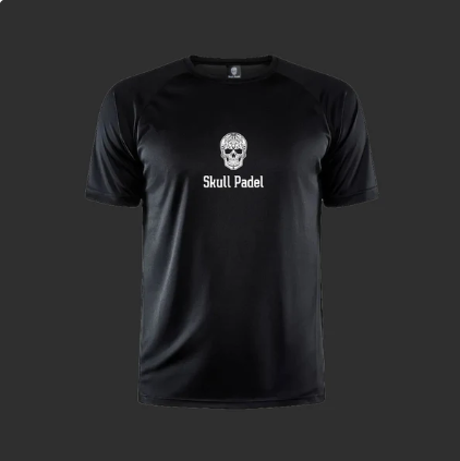 Skull Padel Herre Tee - Sort/hvid