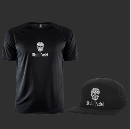 Tee+Cap - Sort/Hvid