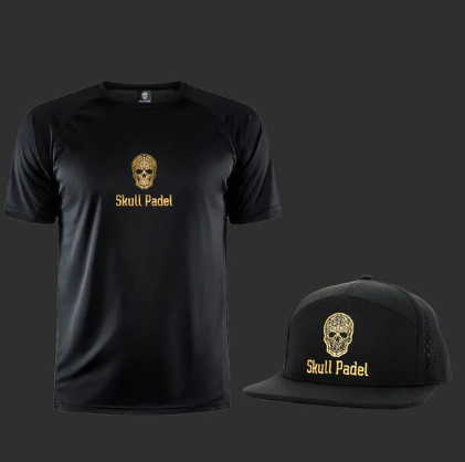 Tee+Cap - Sort/Guld