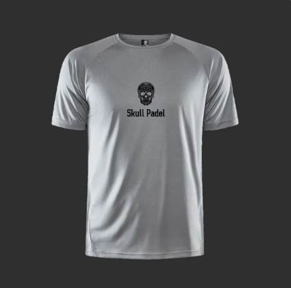 Skull Padel Herre Tee - Grå