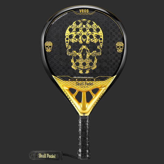 Skull Padel V600 - Skull Sort/Guld