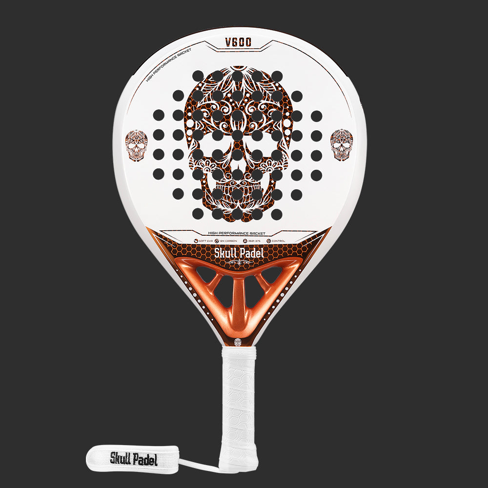 Skull Padel V600 - Skull Hvid/Bronze