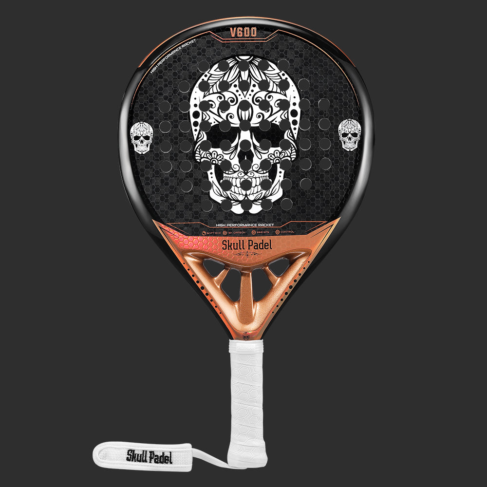 Skull Padel V600 - Skull Sort/Bronze