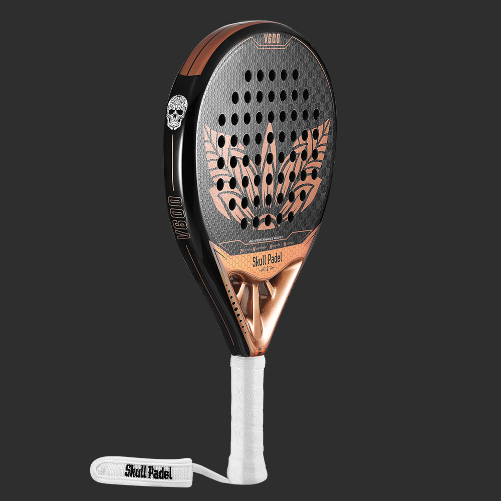 Skull Padel V600 - Leaf Sort/Bronze