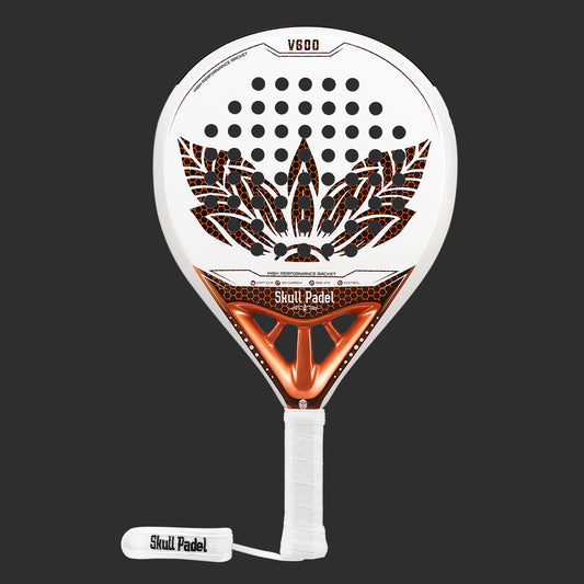 Skull Padel V600 - Leaf Hvid/Bronze