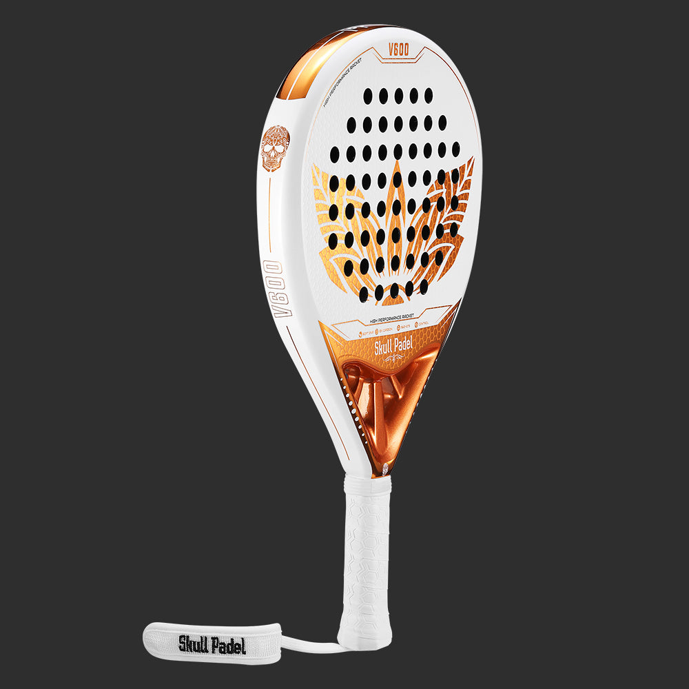 Skull Padel V600 - Leaf Hvid/Bronze