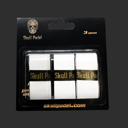 Skull Padel Grib - 3pak Hvid